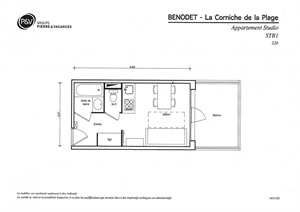 studio à la vente -   29950  BENODET, surface 18 m2 vente studio - UBI430589486